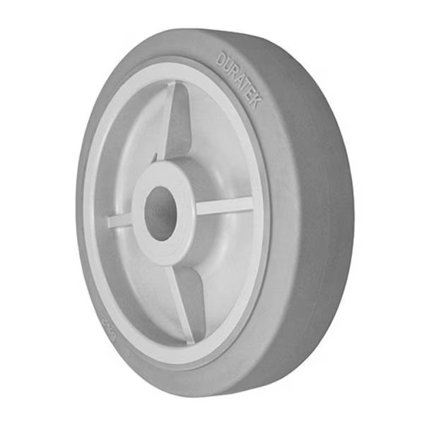 Wheel; 8X2 Duratek Rubber; Thermoplastic Rubber | Polyolefin (Gray | G, Durastar, Mfr#: 820PPR84X